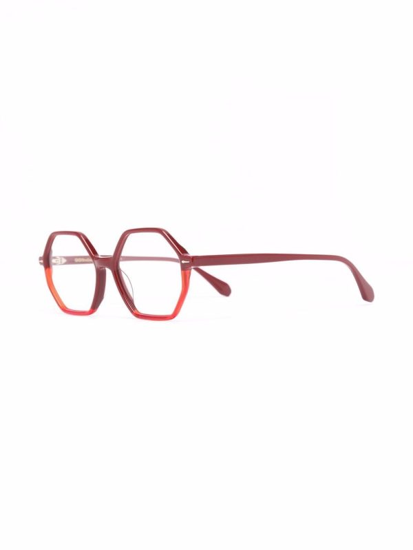 GIGISTUDIOS 6603/0 ZOE S/HEX Unisex Optical Frame RED - Image 2