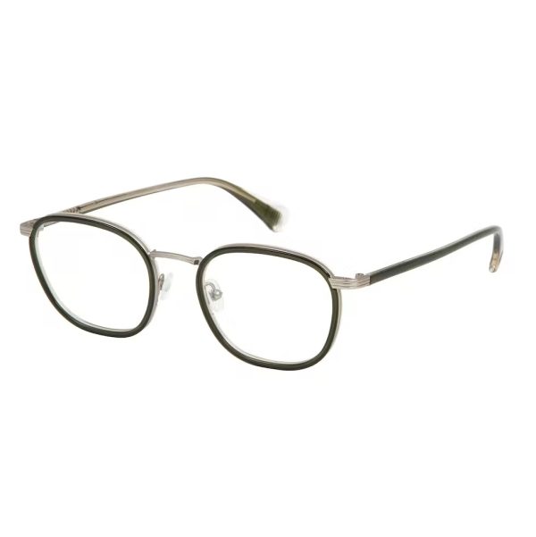 GIGISTUDIOS 6645/7 FLEMING M/FULL Men Optical Frame Black / Silver - Image 2