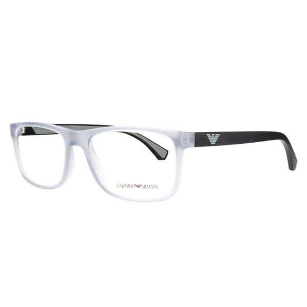 EMPORIO ARMANI EA 3147 5012 Men Optical Frame Matte Transparent Grey - Image 2