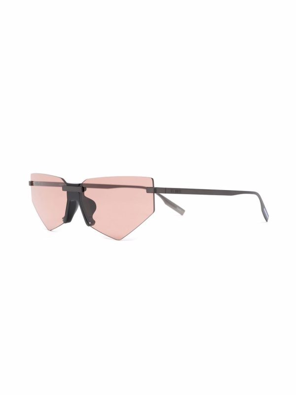 ALEXANDER MQ0322S-003 Unisex Sunglasses GUNMETAL - Image 2