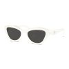 Prada SPR A02 17K-08Z Women Sunglass White - Image 2