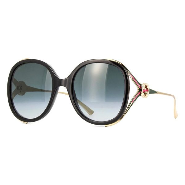Gucci GG0226S-007 Women Sunglasses BLACK - Image 2