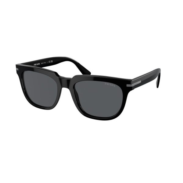 PRADA SPR 04Y 1AB-07T Men Sunglasses BLACK - Image 2