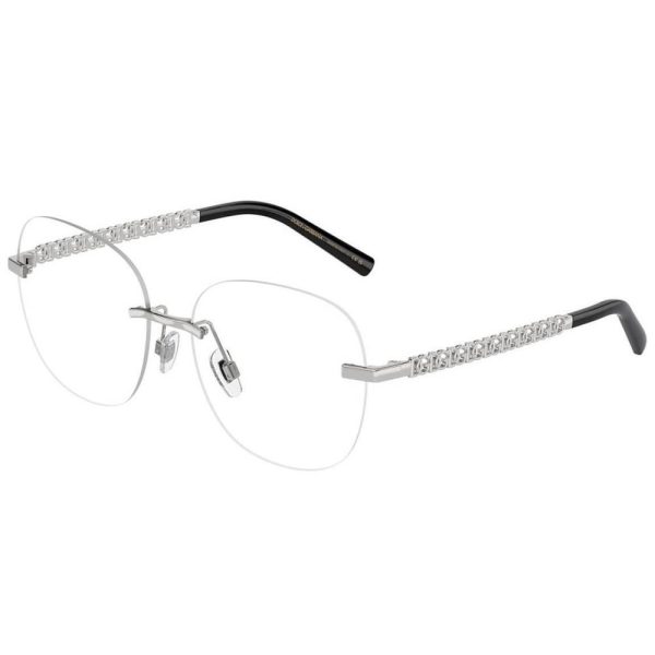 DOLCE&GABBANA DG1352 05 Women Optical Frame Silver - Image 2