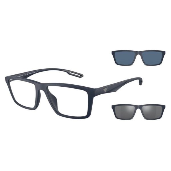 EMPORIO ARMANI EA4189U 5088-1W Men Optical Frame Matte Blue - Image 2