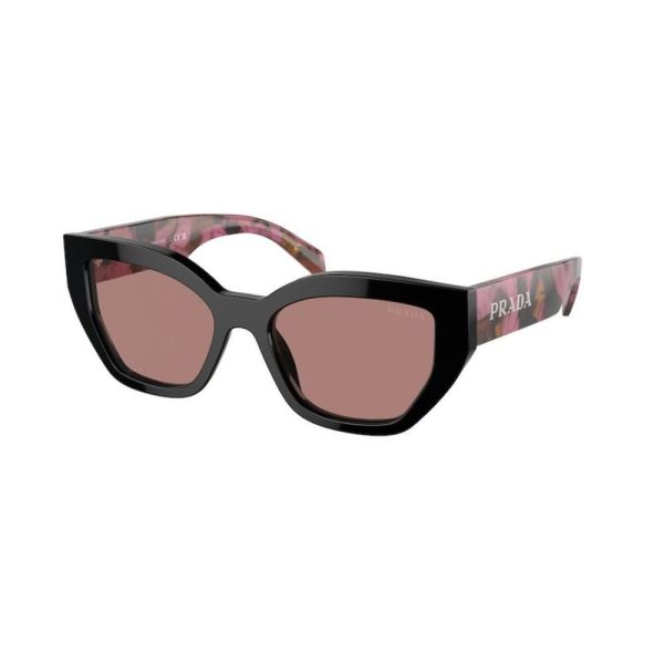 PRADA SPR A09 120-10D Women Sunglass Black - Image 2
