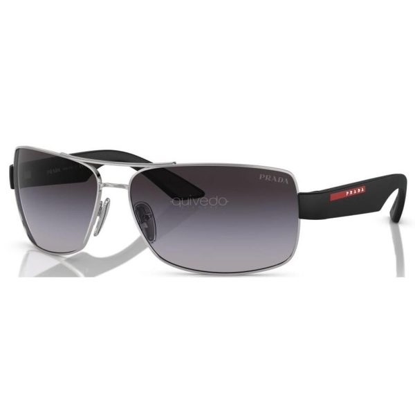 PRADA SPS 50Z 1BC-09U Men Sunglass Silver - Image 2