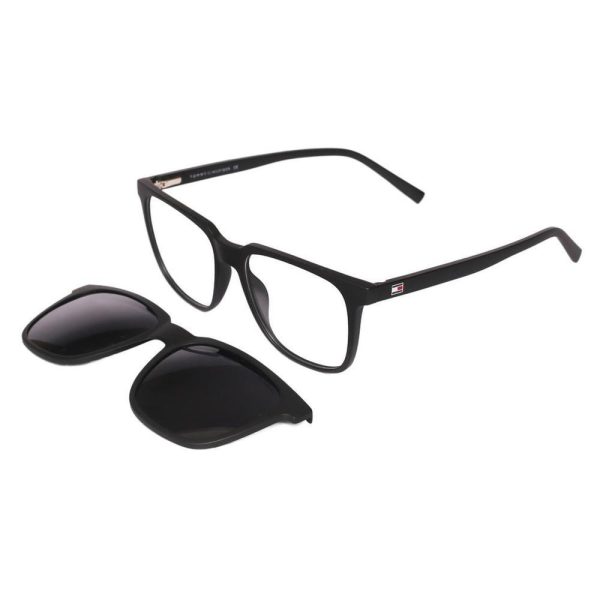TOMMY HILFIGER TH 1080 C6 53 C/O Men Clip On Sunglass Black - Image 2