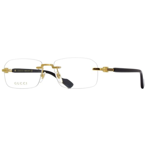 Gucci GG1221O-001 Men Optical Frame GOLD - Image 2