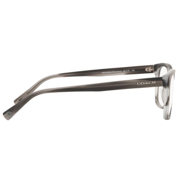 COACH HC6166U 5633 Men Optical Frame Matte Grey Horn - Image 2