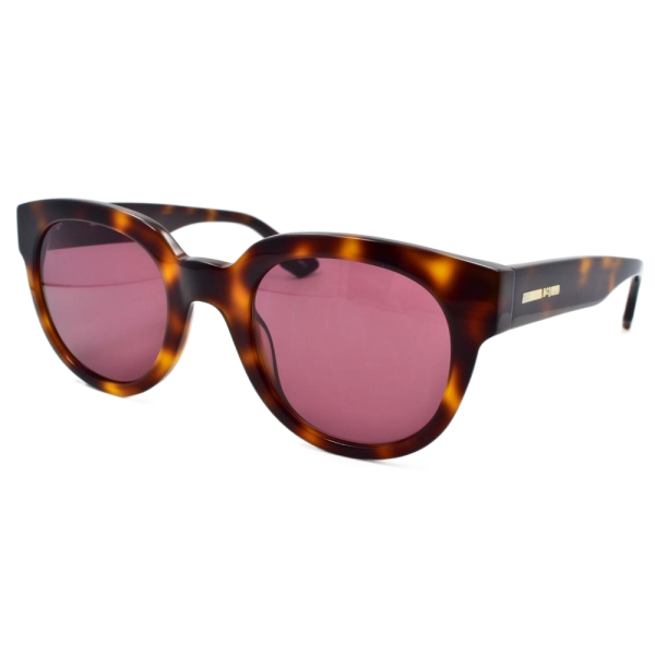 ALEXANDER MCQUEEN MQ0068S 002 Women Sunglasses Havana / Brown - Image 2