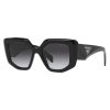 PRADA SPR 14 Z 1AB 09S Women Sunglasses BLACK - Image 2
