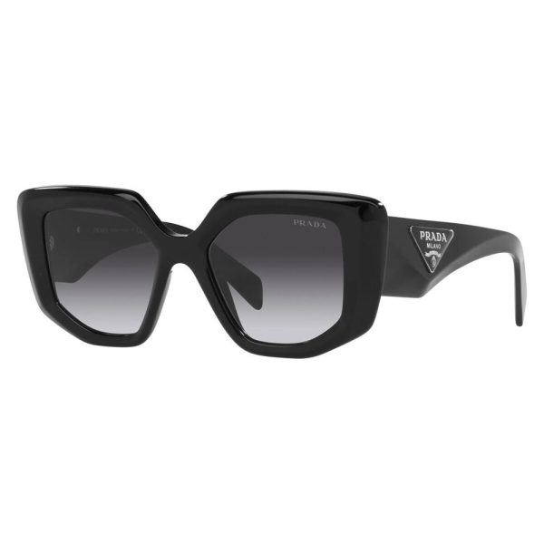 PRADA SPR 14 Z 1AB 09S Women Sunglasses BLACK - Image 2