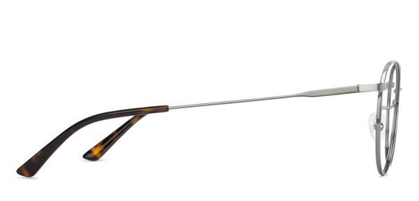 CALVIN KLEIN CK19119 008 Unisex Optical Frame Silver Gunmetal - Image 3