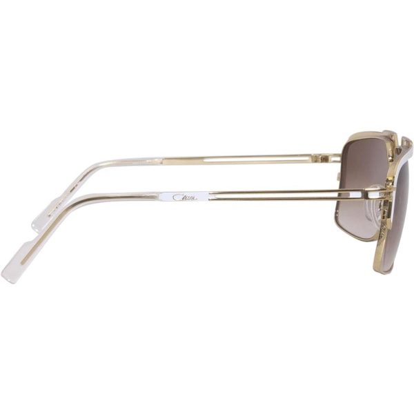 CAZAL CZ9103 004 Unisex Sunglasses WHITE-GOLD - Image 3