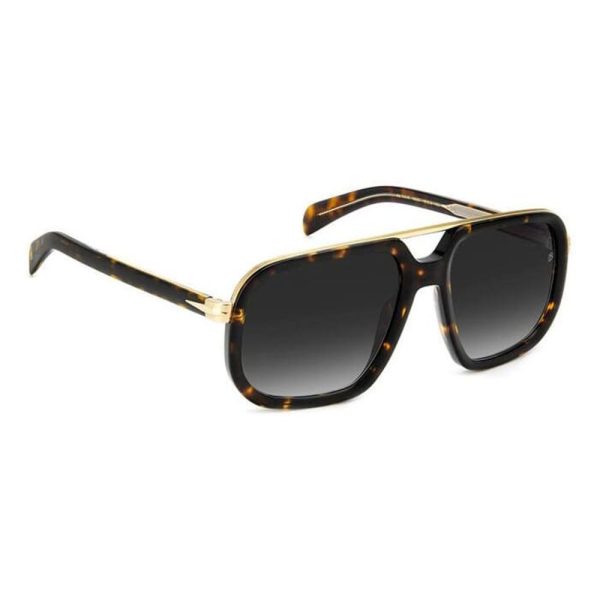 DAVID BECKHAM DB 7101/S 2IK9O Men Sunglasses Havana and gold - Image 3