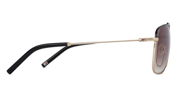 TOMMY HILFIGER TH 9717 C3 Unisex Sunglasses Golden Black - Image 3