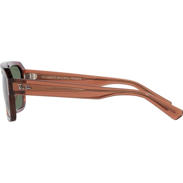 Ray-Ban RB4397 6678/82 Unisex Sunglasses Transparent Brown - Image 3