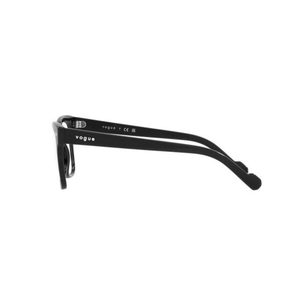 VOGUE VO 5464 W44 Unisex Optical Frame BLACK - Image 3