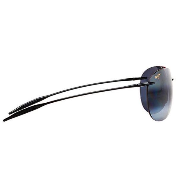 MAUI JIM MJ 421-02 Men Sunglasses Gloss Black - Image 3