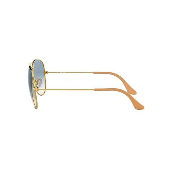 Ray-Ban RB3025 001/3F Aviator Unisex Sunglasses GOLD - Image 3