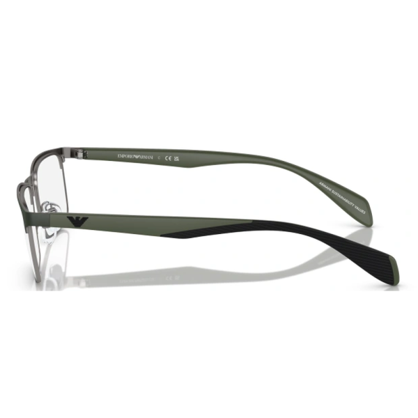 EMPORIO ARMANI EA 1149 3367 Men Optical Matte Gunmetal/Green - Image 3