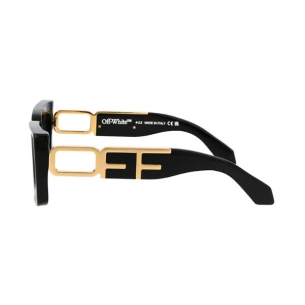OFF-WHITE OERI073 1007 Unisex Sunglasses BLACK - Image 3