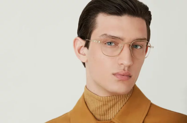 GIGISTUDIOS 6744/4 FREUD Men Optical Frame GOLD - Image 3
