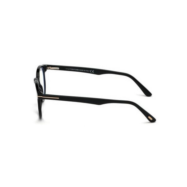 TOM FORD TF 5557-B 001 Unisex Optical Frame Shiny black - Image 3
