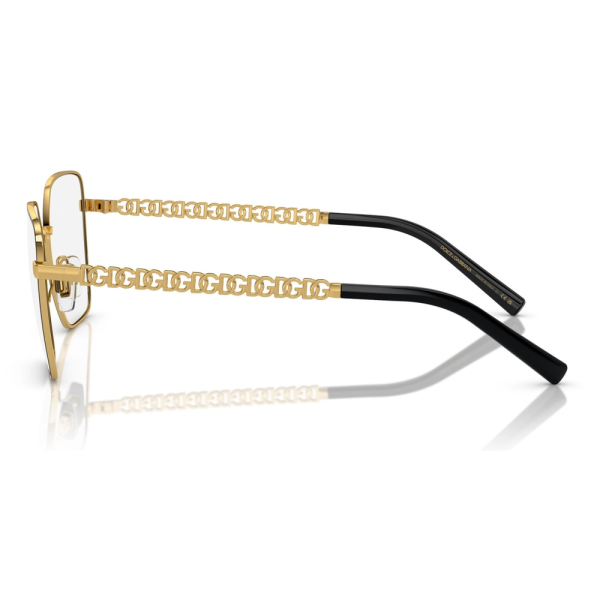DOLCE&GABBANA DG 1351 1334 Women Optical Frame Gold/Black - Image 3