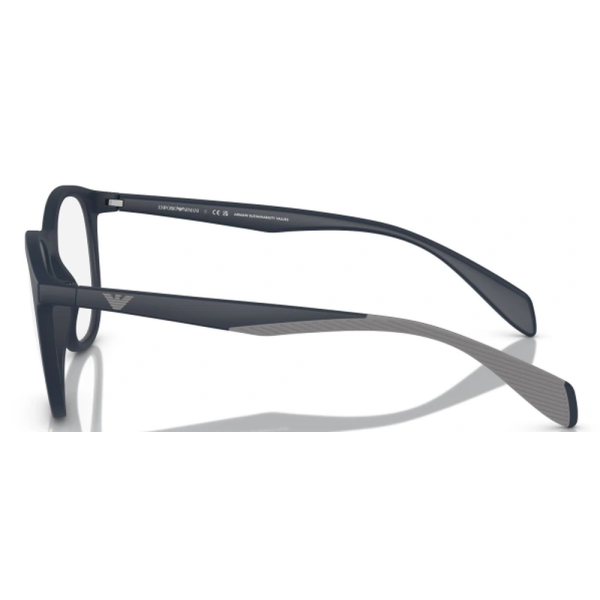 EMPORIO ARMANI EA 4211 5088/1W Men Optical with Clip-On Sunglasses Matte Blue - Image 3