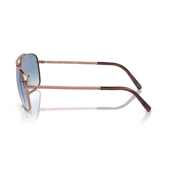 Ray-Ban RB3796 9202/3F Unisex Sunglasses Gold (Rose gold) - Image 3
