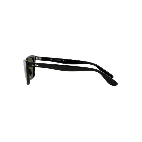 Ray-Ban RB2299 LADY BURBANK SH SU CATEYE Women Sunglasses Polished Black - Image 3