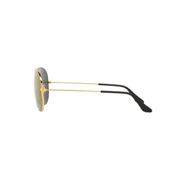 Ray-Ban RB 3025 W3276 Aviator Unisex Sunglasses GOLD - Image 3
