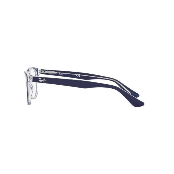 Ray-Ban RB 1592 3853 Kid Optical Frame Polished Blue On Transparent - Image 3
