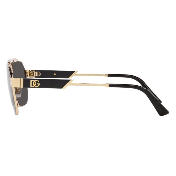 DOLCE&GABBANA DG 2294 02/87 Men Sunglasses Gold - Image 3