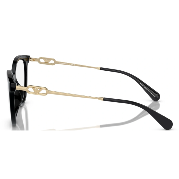 EMPORIO ARMANI EA 4213U 5017/1W Women Optical with Clip-On Sunglasses Shiny Black - Image 3