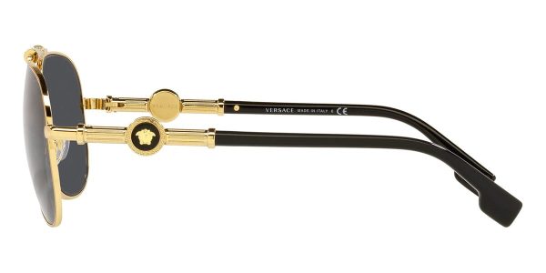 VERSACE VE 2236 1002/87 Men Sunglasses GOLD - Image 3