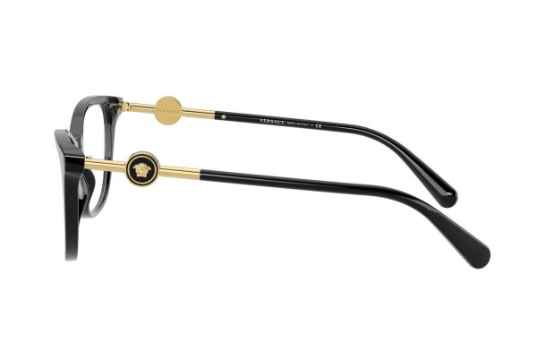VERSACE VE 3293 GB1 Women Optical Frame BLACK - Image 3