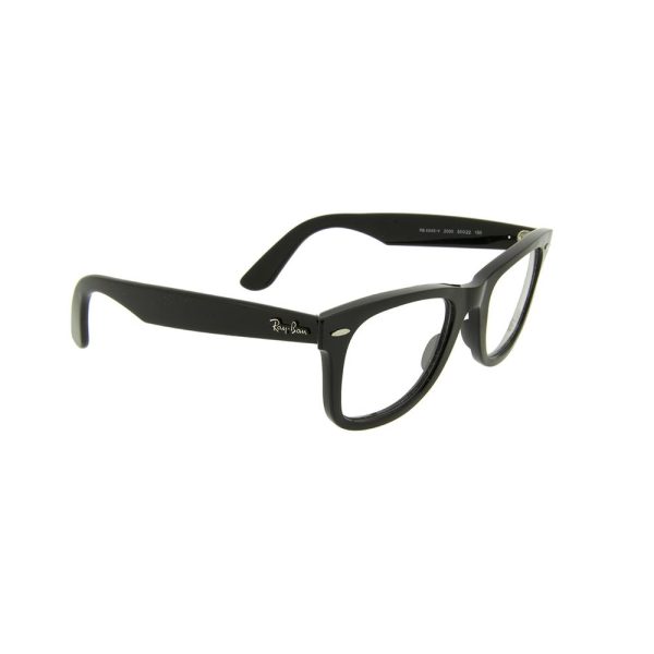 Ray-Ban RB4340-V 2000 Unisex Optical Frame Polished Black - Image 3
