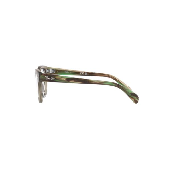 Ray-Ban RB9707V 3925 Kid Optical Frame Polished Transparent Green - Image 3