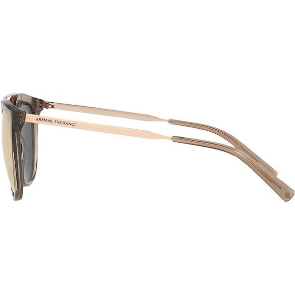 ARMANI EXCHANGE AX 4068S 82404Z Women Sunglasses gray transparent pink gold - Image 3