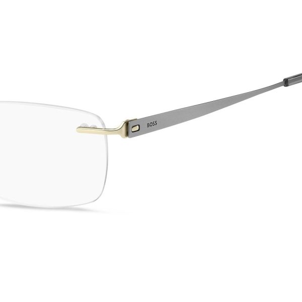 HUGO BOSS 1423-2F7 Men Optical Frame Gold and grey - Image 3