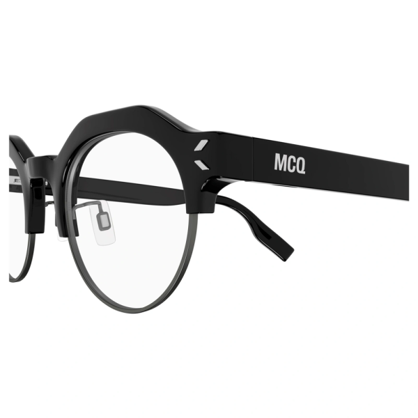 ALEXANDER MCQUEEN MQ0372O-001 Unisex Optical Frame BLACK - Image 3