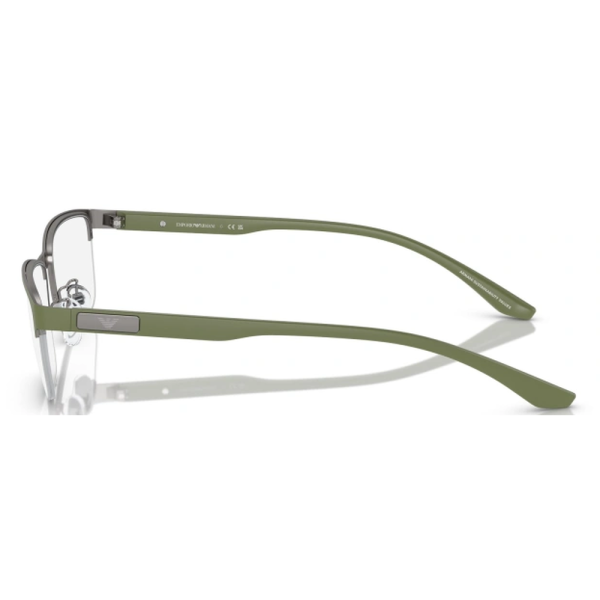EMPORIO ARMANI EA 1147 3367 Men Optical Frame Matte Gunmetal/Sage Green - Image 3