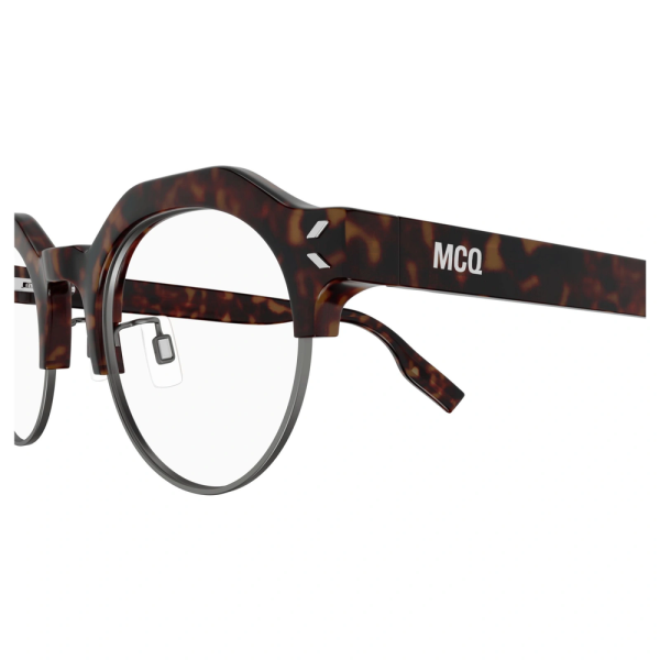 ALEXANDER MCQUEEN MQ0372O-002 Unisex Optical Frame HAVANA - Image 3