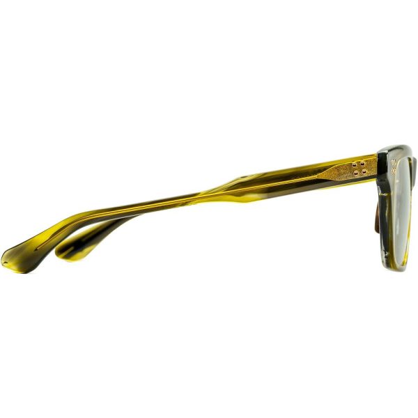 DITA DTS713-A-03 Unisex Sunglasses Yellow Cyber Smoke - Image 3