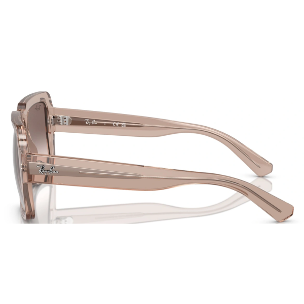 RAYBAN RB 4408 6727/8Z UNISEX Sunglasses Transparent Light Brown - Image 3