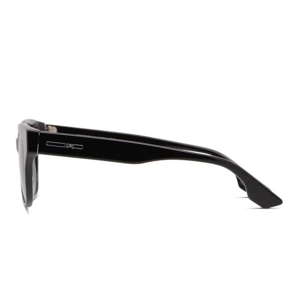 ALEXANDER MCQUEEN MQ0067S 001 Women Sunglasses BLACK - Image 3
