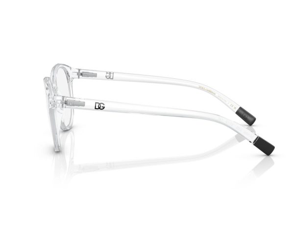 DOLCE&GABBANA DG5093 3133 Women Optical Frame Clear Crystal - Image 3